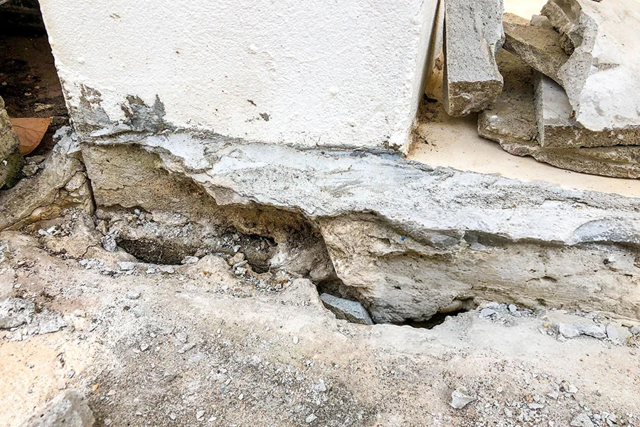 Concrete Slab Foundation Repair Muscles Hoals Al