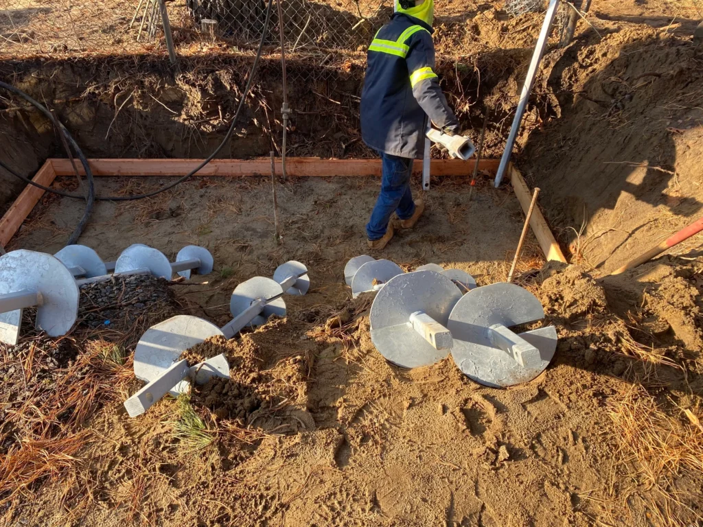 Helical Pier Installation Muscles Hoals Al