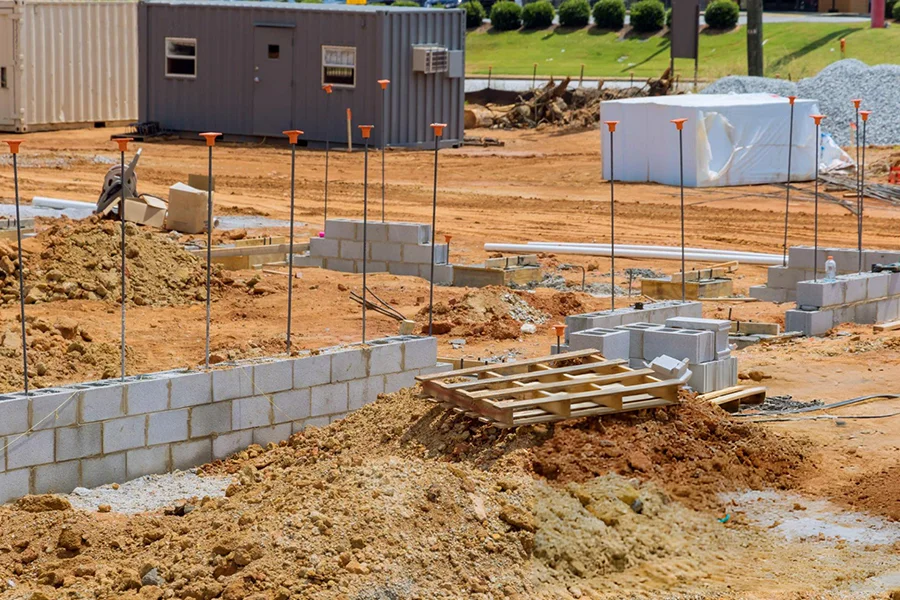 Pre Construction Pier Installation Muscles Hoals Al